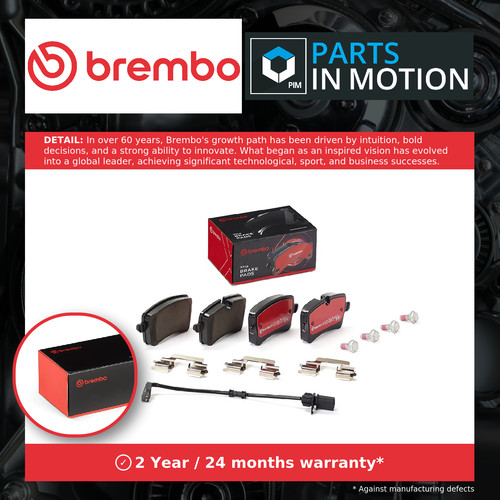 Brake pads set fits - brake, audi