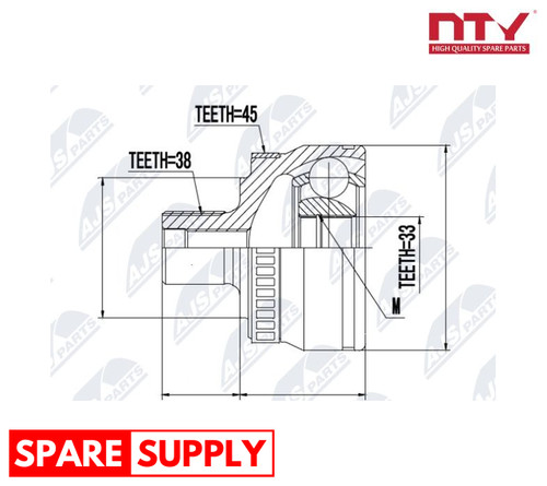Joint kit drive - joint, shaft