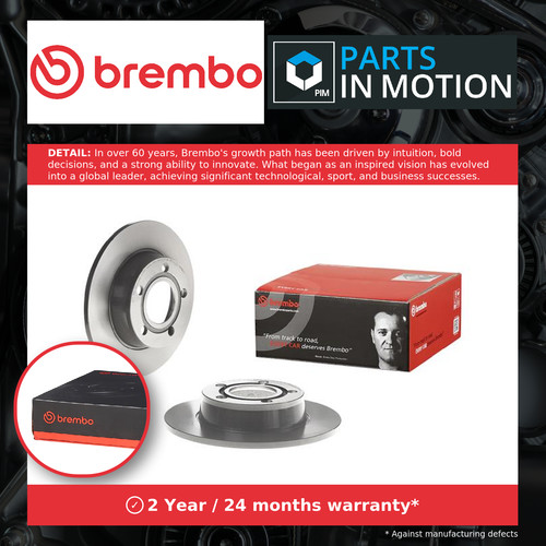 Brake discs pair - discs, solid