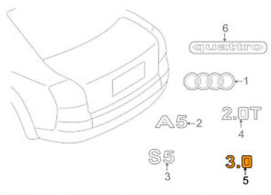 New audi boot lid - c7,