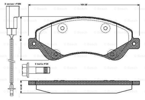 Sensor wheel speed - speed, bosch