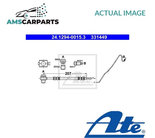 Brake hose line pipe - brake, at