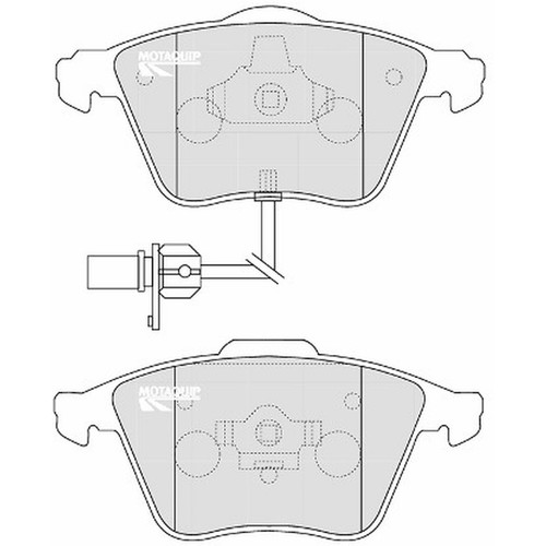 Brake pads set - pads,
