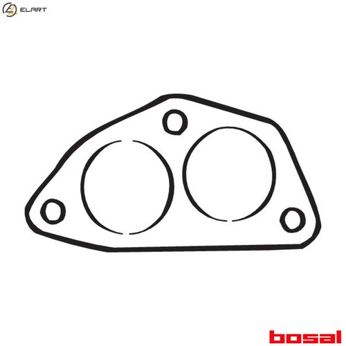 Gasket exhaust pipe 256 - pipe, 256-037