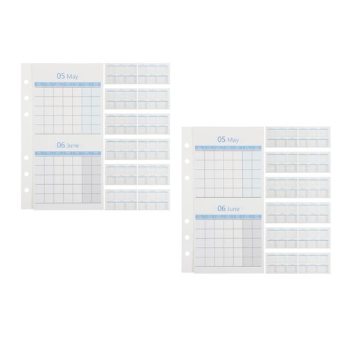 Undated monthly planner - a6,