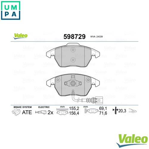 Brake pad set disc - brake,