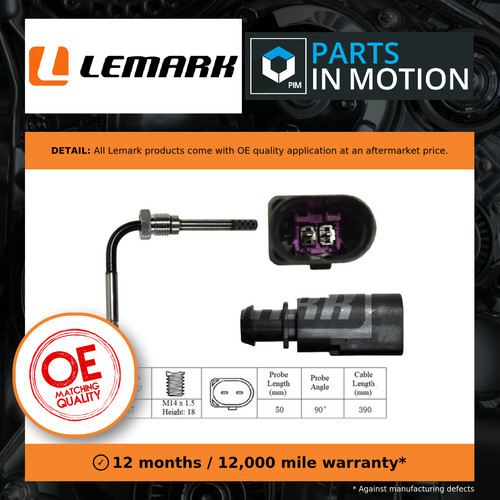 Exhaust temperature sensor - exhaust,