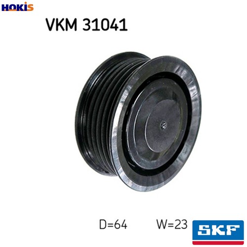 Deflectionguide pulley vribbed - deflectionguide,